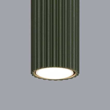 Foco KARBON 1xGU10/10W/230V 40 cm verde