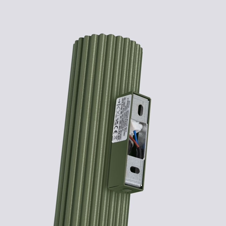 Iluminação de parede KARBON 2xGU10/10W/230V verde