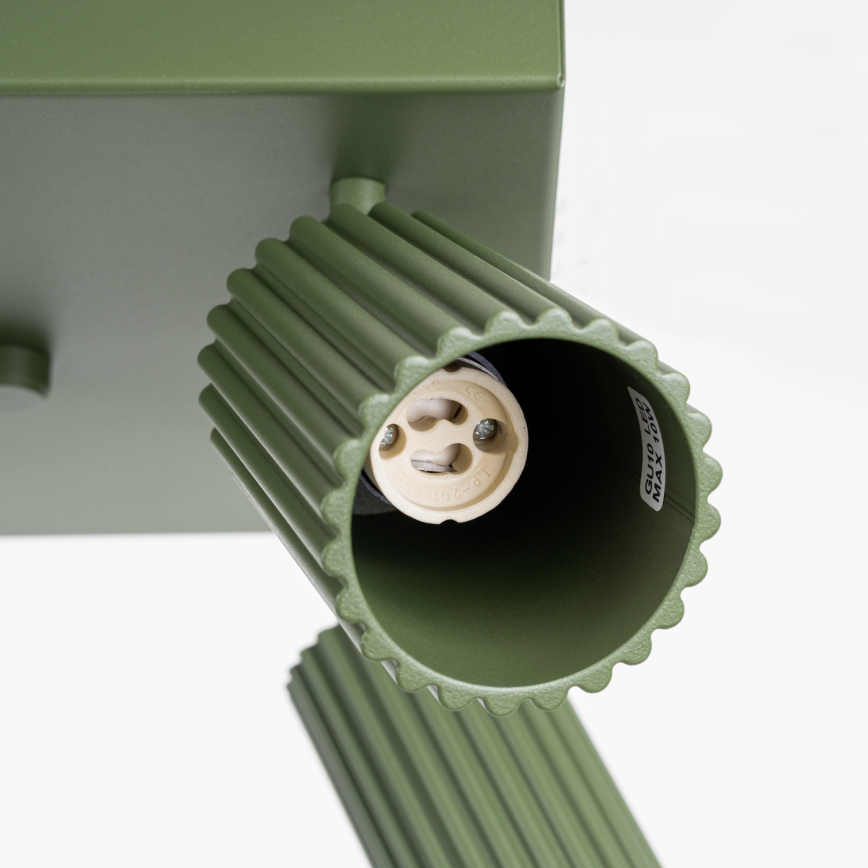 Foco KARBON 4xGU10/10W/230V verde