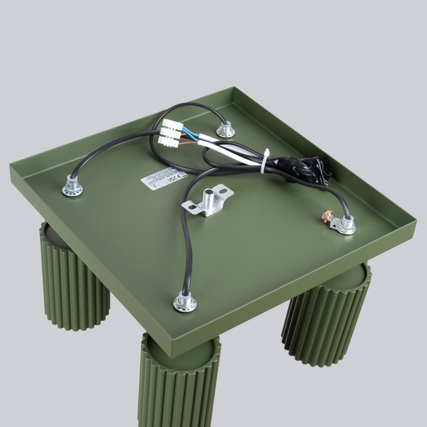 Foco KARBON 4xGU10/10W/230V verde