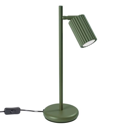 Candeeiro de mesa KARBON 1xGU10/10W/230V verde