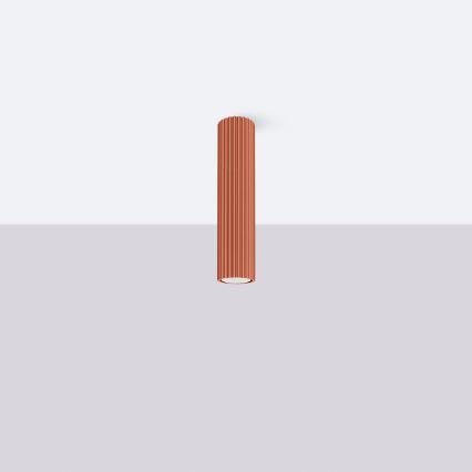 Foco KARBON 1xGU10/10W/230V 30 cm vermelho