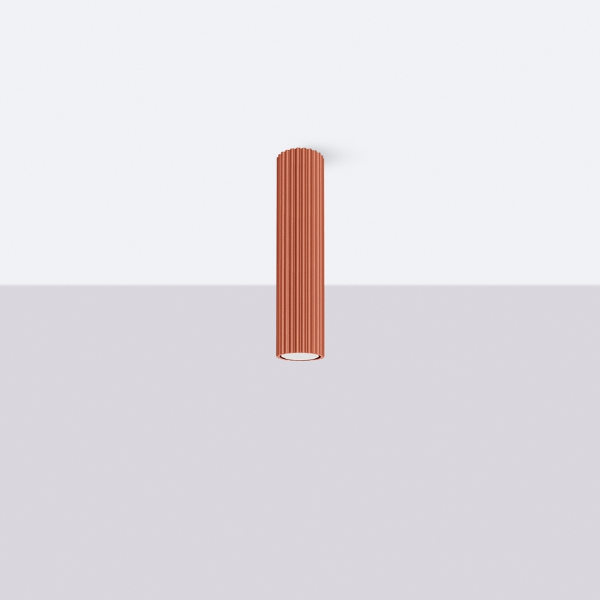 Foco KARBON 1xGU10/10W/230V 30 cm vermelho