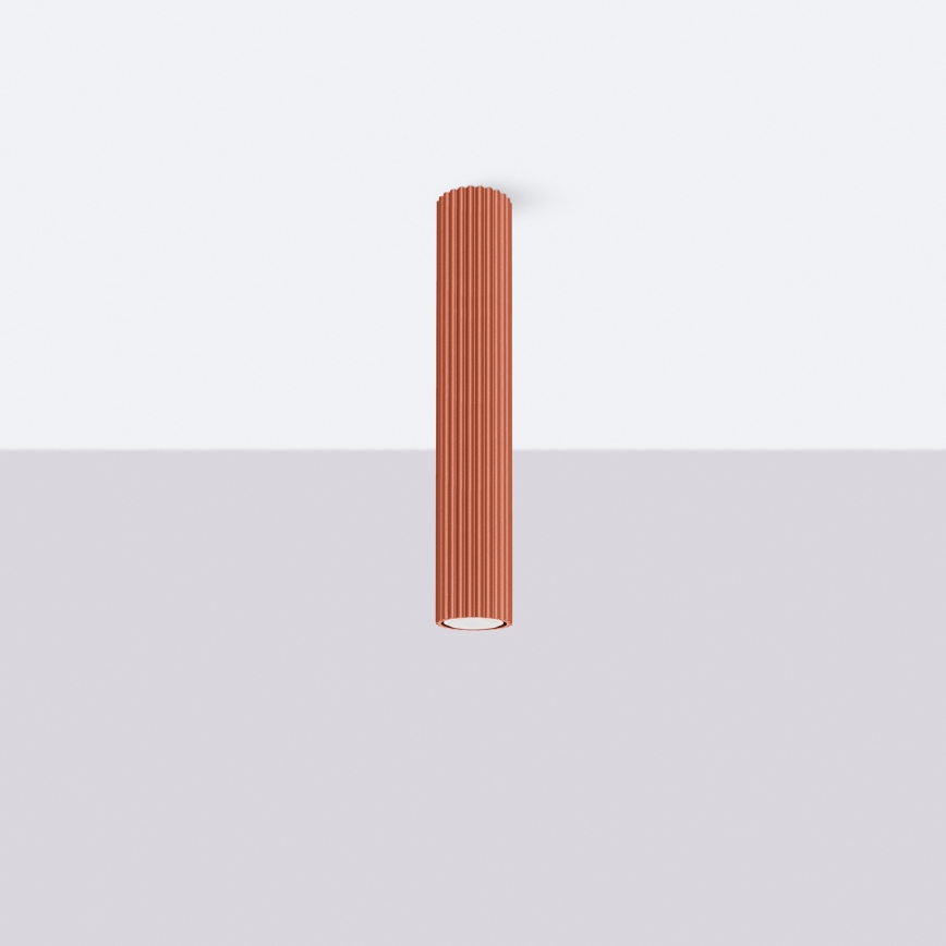 Foco KARBON 1xGU10/10W/230V 40 cm vermelho