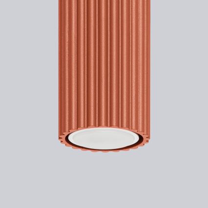 Foco KARBON 1xGU10/10W/230V 40 cm vermelho