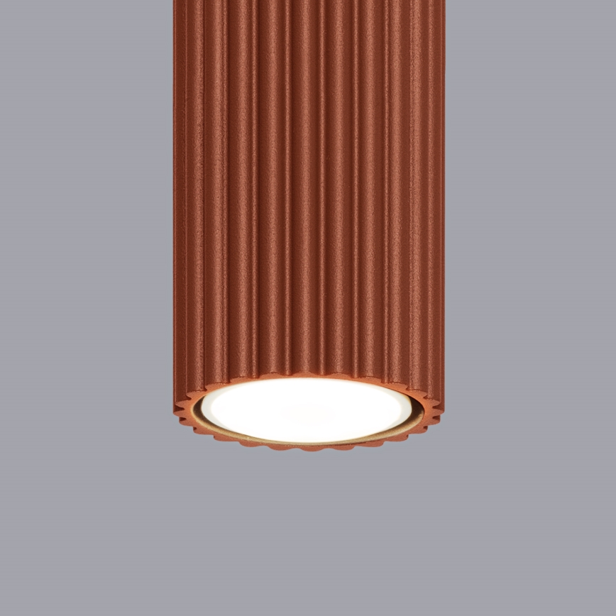 Foco KARBON 1xGU10/10W/230V 60 cm vermelho