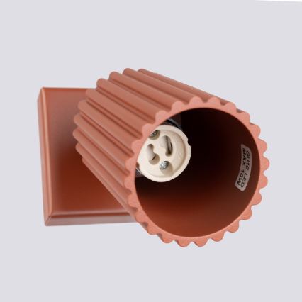 Foco de parede KARBON 1xGU10/10W/230V vermelho