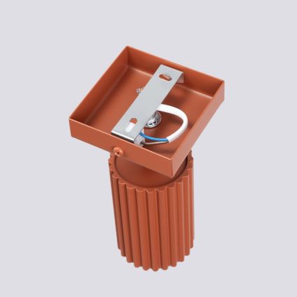 Foco de parede KARBON 1xGU10/10W/230V vermelho