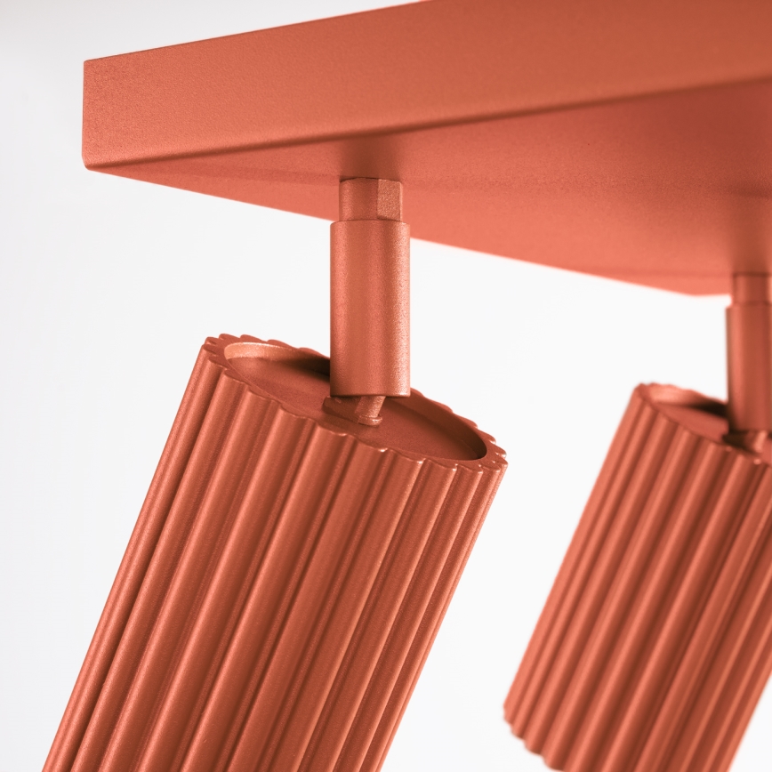 Foco KARBON 4xGU10/10W/230V vermelho