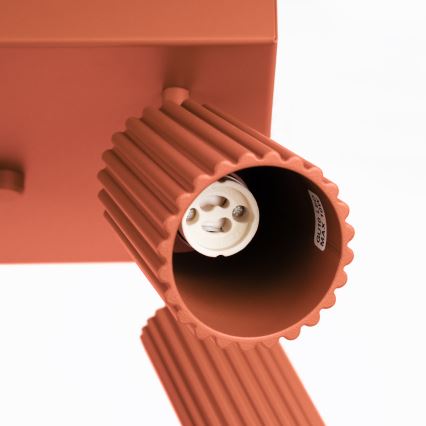 Foco KARBON 4xGU10/10W/230V vermelho