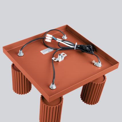 Foco KARBON 4xGU10/10W/230V vermelho