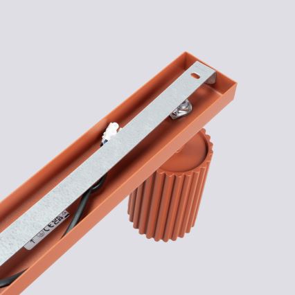 Foco KARBON 4xGU10/10W/230V vermelho