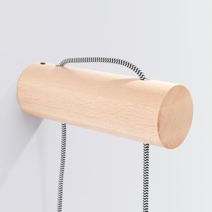 Candeeiro de parede NIMBI 1xE27/15W/230V faia