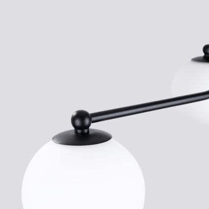 Candeeiro suspenso ASTRAL 5xG9/8W/230V preto