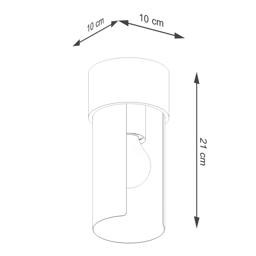 Iluminação de teto FLASH 1xE27/15W/230V branco