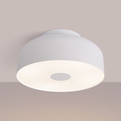 Candeeiro de tecto OMIQ 4xE27/15W/230V Ø 30 cm branco
