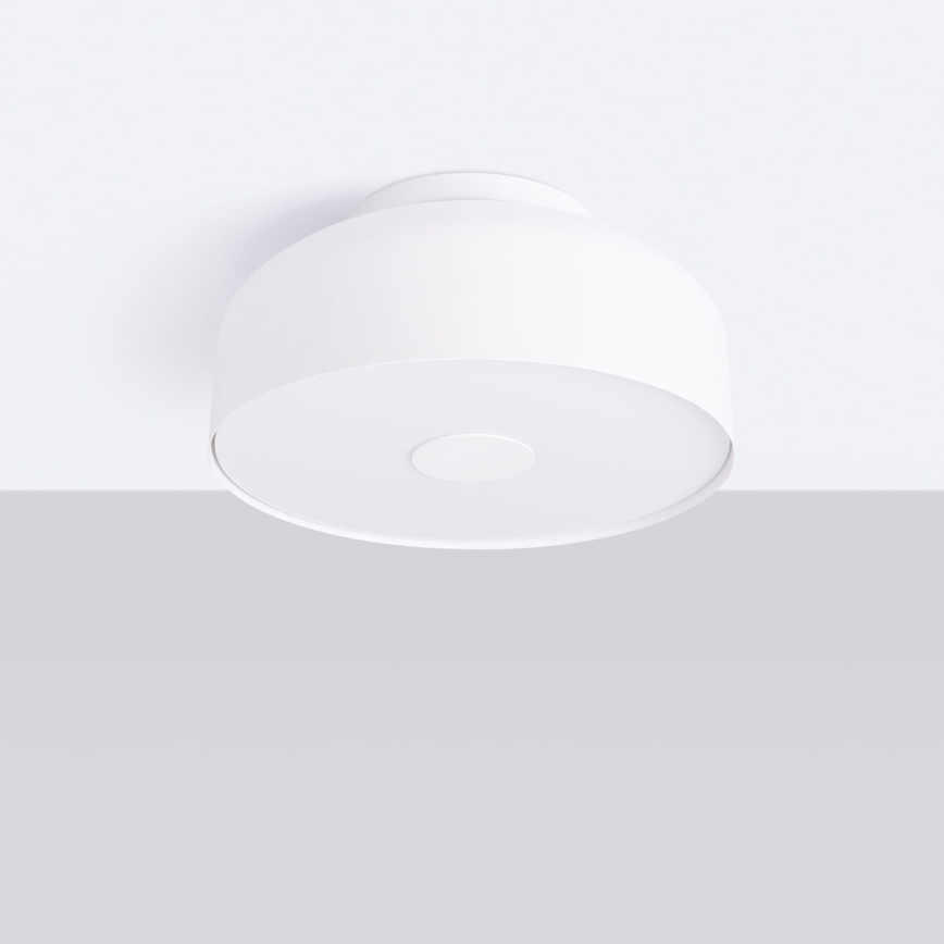 Candeeiro de tecto OMIQ 4xE27/15W/230V Ø 30 cm branco
