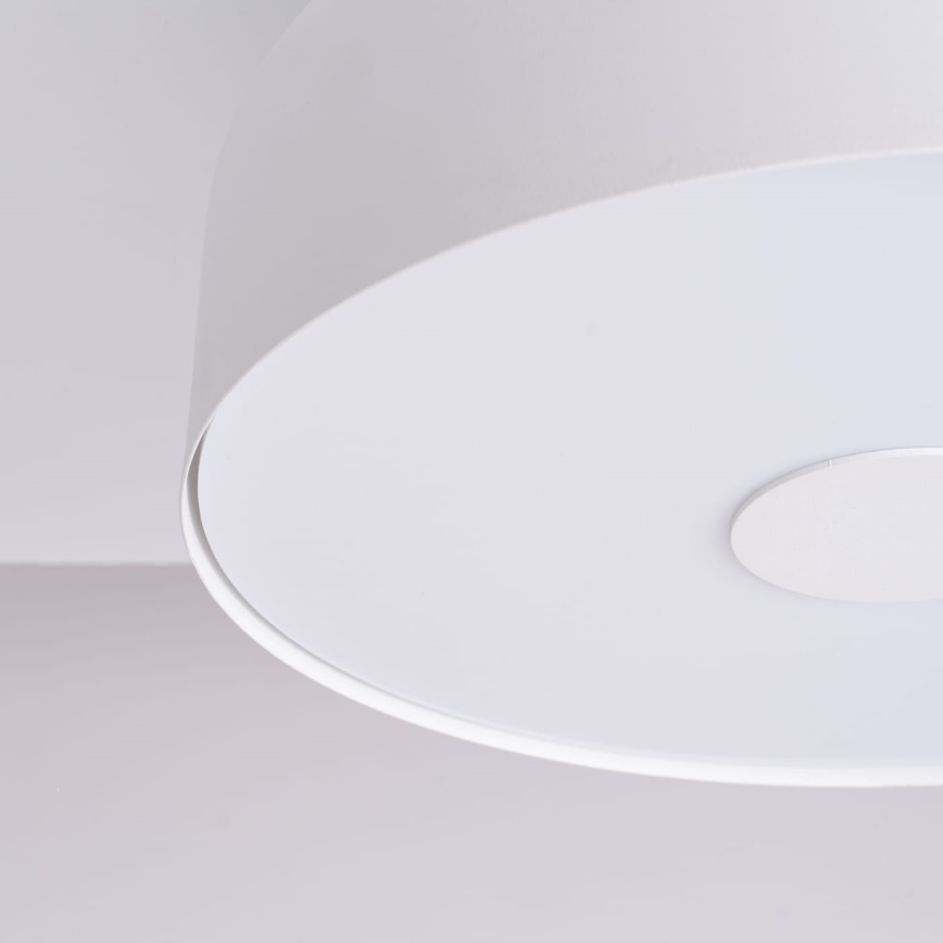 Candeeiro de tecto OMIQ 4xE27/15W/230V Ø 30 cm branco