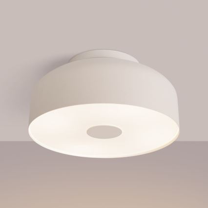 Luminária de teto OMIQ 4xE27/15W/230V, diâmetro 30 cm, creme