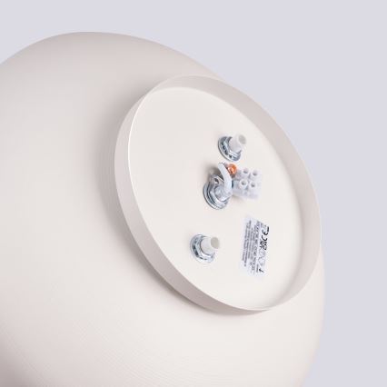 Luminária de teto OMIQ 4xE27/15W/230V, diâmetro 30 cm, creme