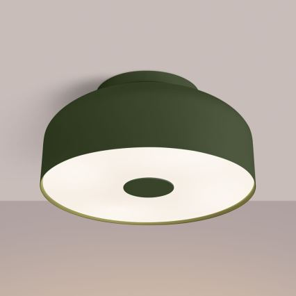 Candeeiro de tecto OMIQ 4xE27/15W/230V diâmetro 30 cm verde