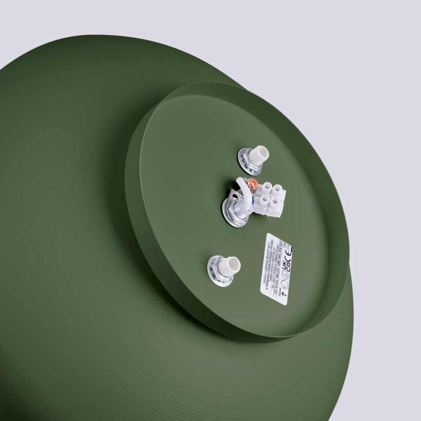 Candeeiro de tecto OMIQ 4xE27/15W/230V diâmetro 30 cm verde