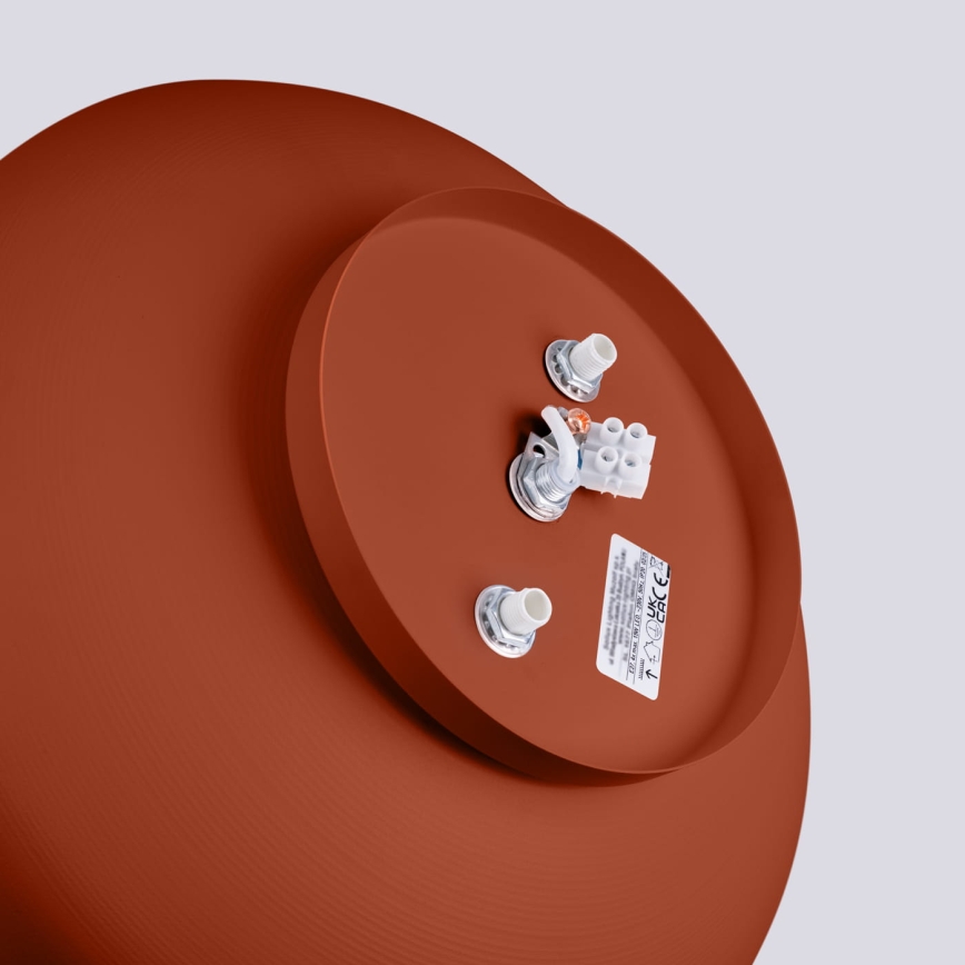 Luminária de teto OMIQ 4xE27/15W/230V Ø 30 cm vermelha