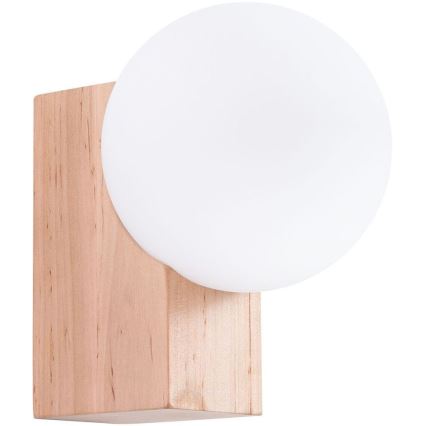 Iluminação de parede BULBO 1xG9/8W/230V faia/branco