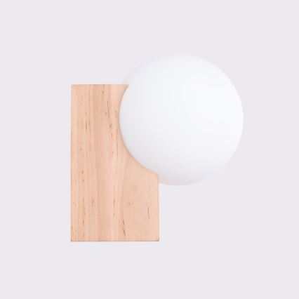 Iluminação de parede BULBO 1xG9/8W/230V faia/branco