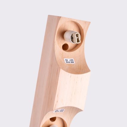 Iluminação de teto BULBO 2xG9/8W/230V faia/branco