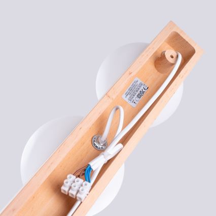 Iluminação de teto BULBO 3xG9/8W/230V faia/branco