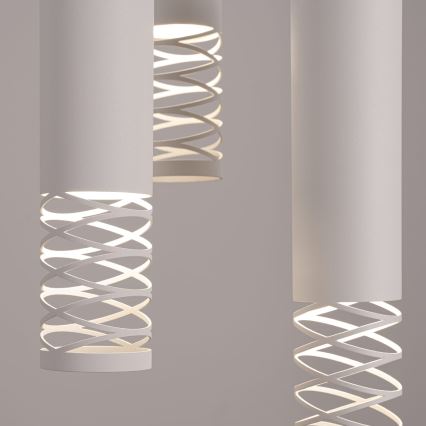 Candeeiro suspenso LAMI 3xGU10/10W/230V branco