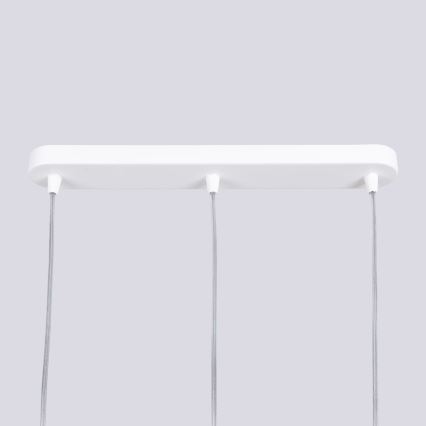 Candeeiro suspenso LIRO 3xGU10/10W/230V branco