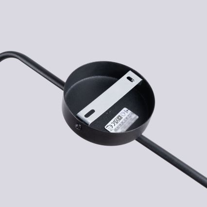 Candeeiro de parede NOX 1xE14/10W/230V preto