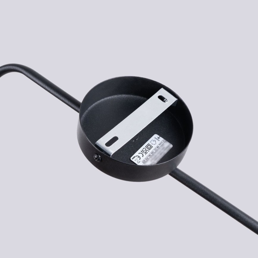 Candeeiro de parede NOX 1xE14/10W/230V preto