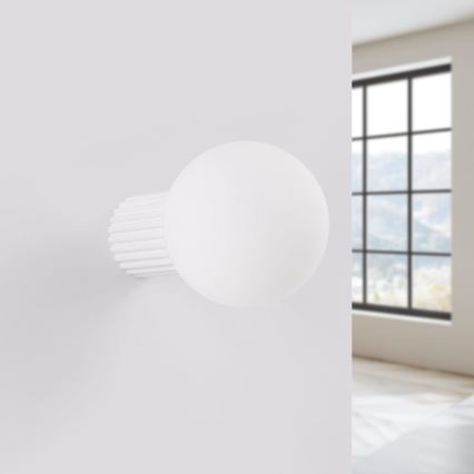 Iluminação de parede para casa de banho HALO 1xG9/8W/230V diâmetro 12 cm IP44 branco
