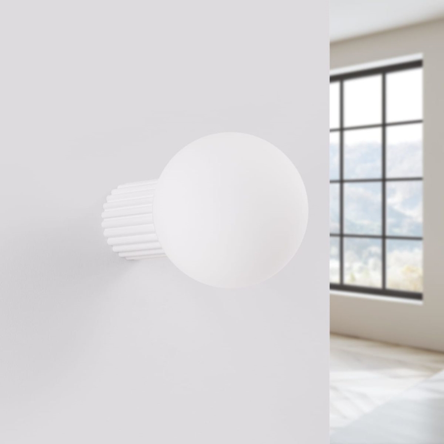 Iluminação de parede para casa de banho HALO 1xG9/8W/230V diâmetro 12 cm IP44 branco