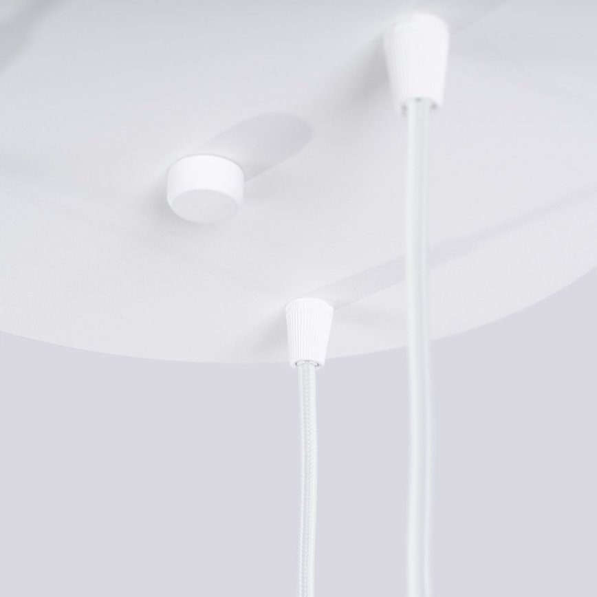 Candeeiro suspenso HALO 3xG9/8W/230V diâmetro 25 cm branco