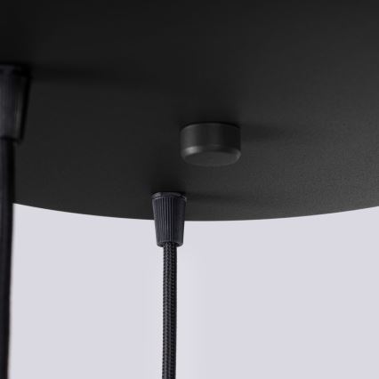 Candeeiro suspenso HALO 3xG9/8W/230V diâmetro 25 cm preto