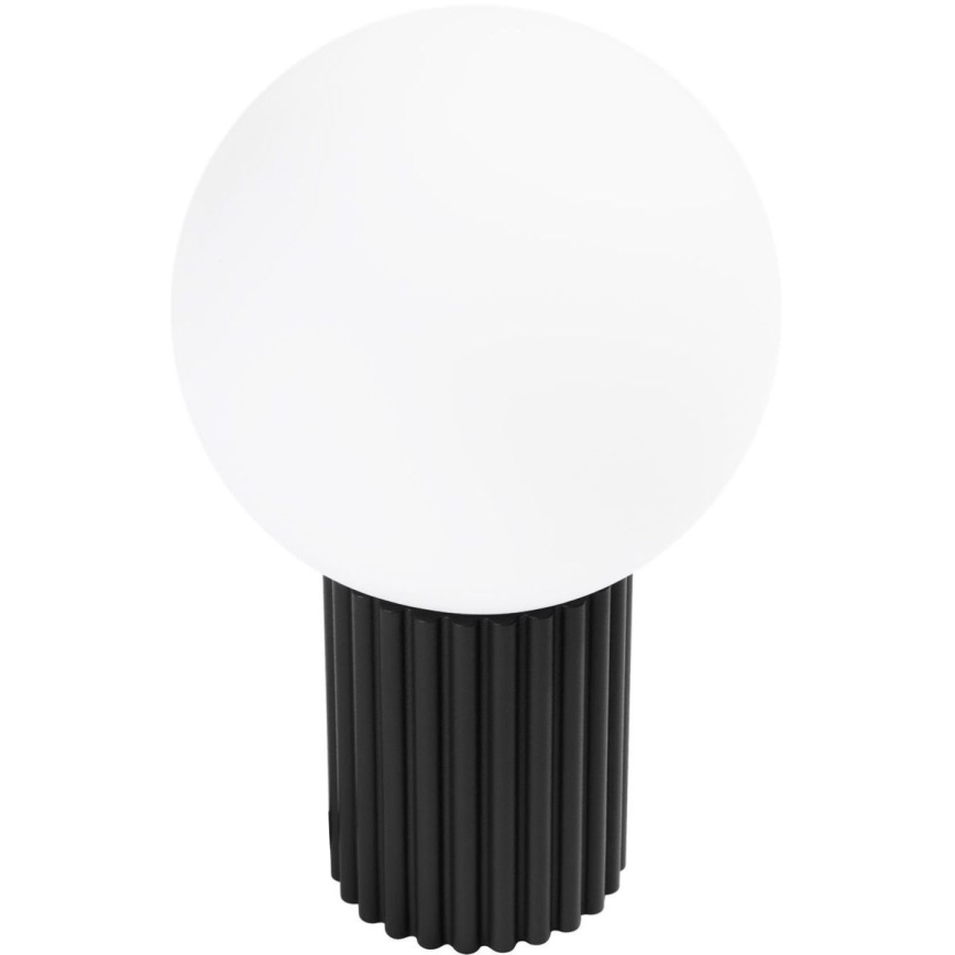 Candeeiro de mesa HALO 1xG9/8W/230V diâmetro 12 cm preto