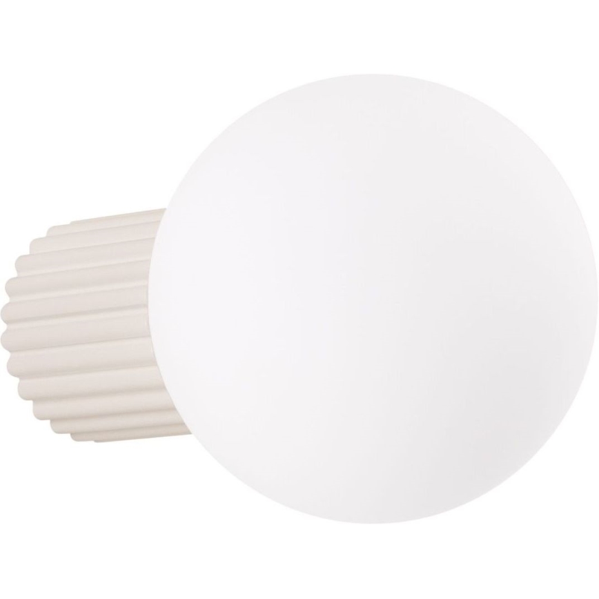 Iluminação de parede para casa de banho HALO 1xG9/8W/230V diâmetro 12 cm IP44 creme