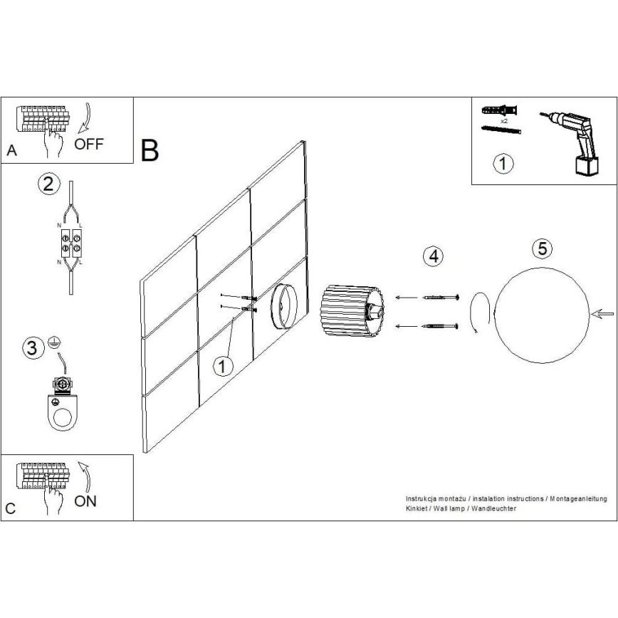 Iluminação de parede para casa de banho HALO 1xG9/8W/230V diâmetro 12 cm IP44 creme