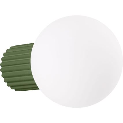 Iluminação de parede para casa de banho HALO 1xG9/8W/230V diâmetro 12 cm IP44 verde
