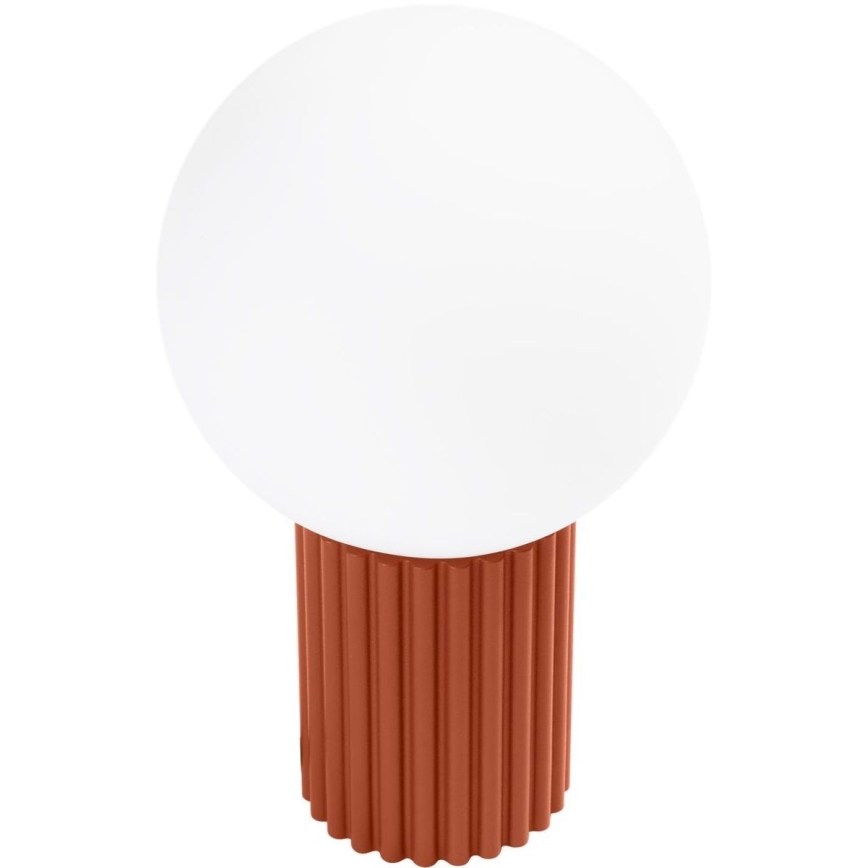 Candeeiro de mesa HALO 1xG9/8W/230V diâmetro 12 cm laranja