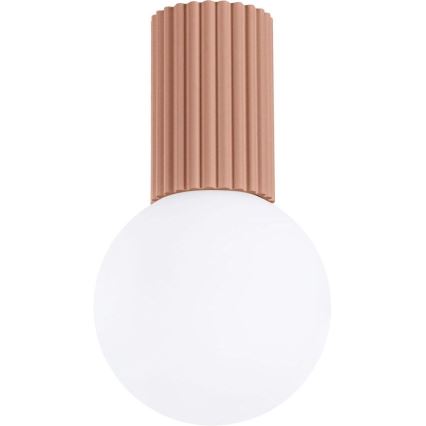 Iluminação de teto para casa de banho HALO 1xG9/8W/230V diâmetro 12 cm IP44 castanho