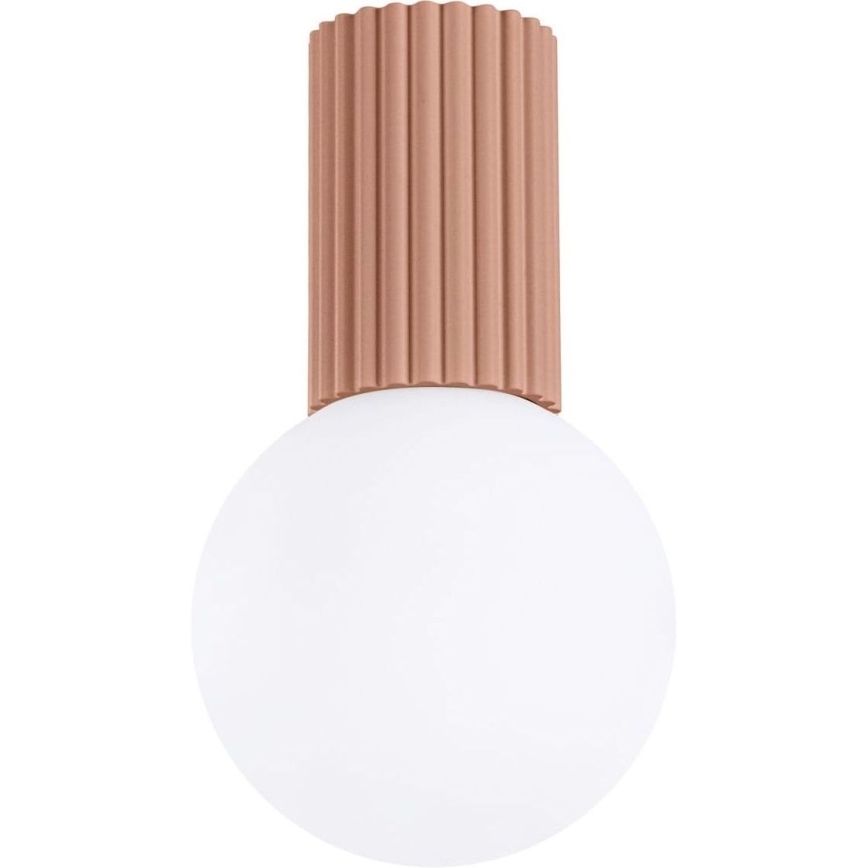 Iluminação de teto para casa de banho HALO 1xG9/8W/230V diâmetro 12 cm IP44 castanho