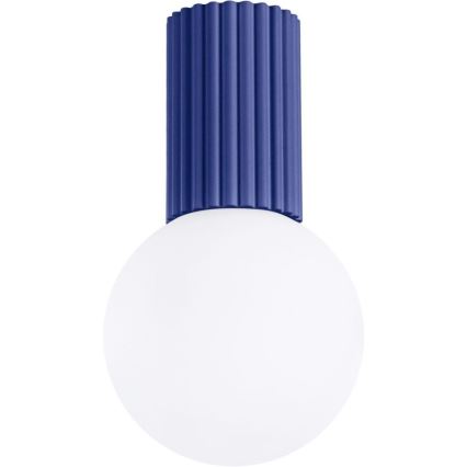Iluminação de teto para casa de banho HALO 1xG9/8W/230V diâmetro 12 cm IP44 azul
