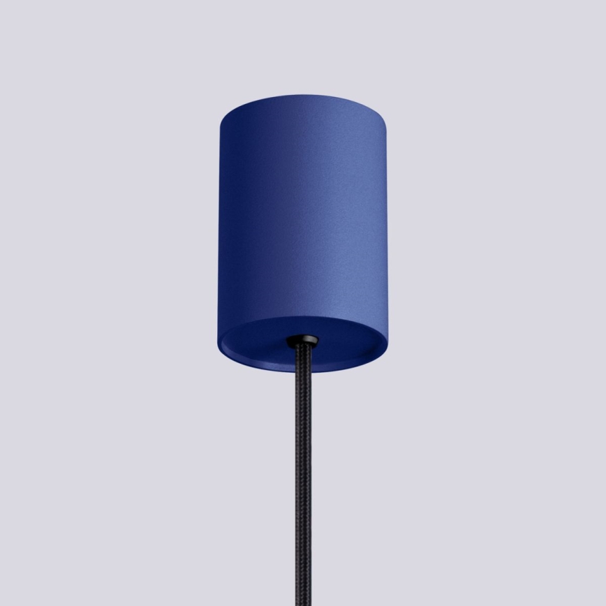 Candeeiro suspenso HALO 1xG9/8W/230V diâmetro 12 cm azul