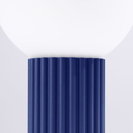 Candeeiro de mesa HALO 1xG9/8W/230V diâmetro 12 cm azul
