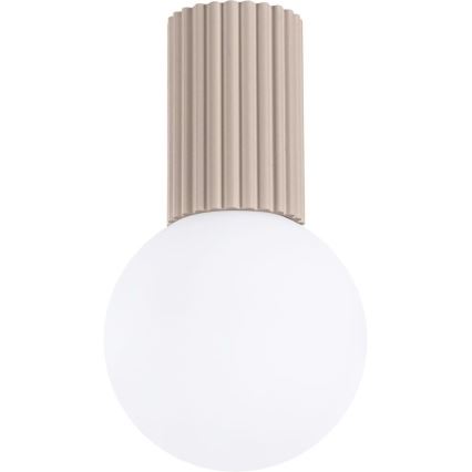 Iluminação de teto para casa de banho HALO 1xG9/8W/230V diâmetro 12 cm IP44 bege